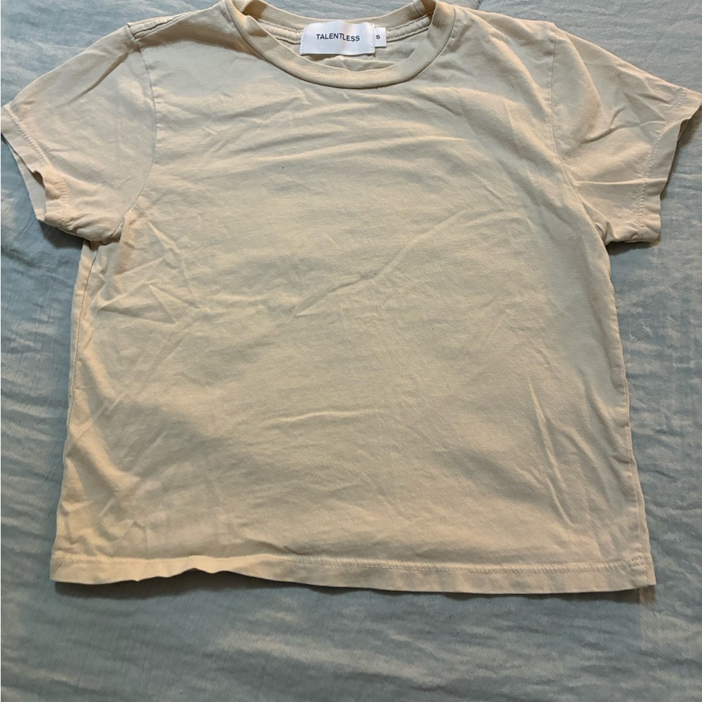 Talentless Cream Tee